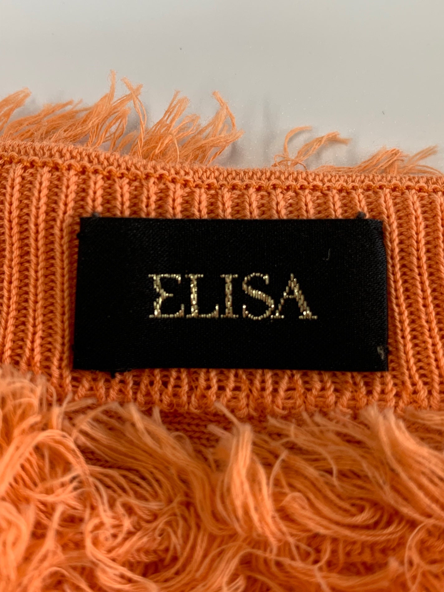 エリザ 27120251 トップス 2 オレンジ コットン フリンジ ITI6Y4FMXZS0 【SALE】