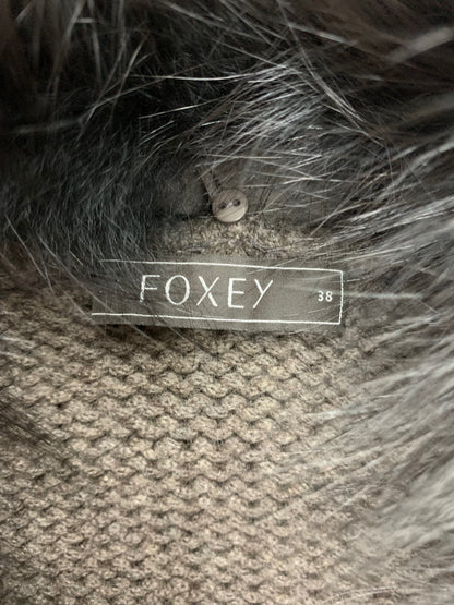 フォクシーブティック FOXカラー カーディガン 27486 38 ブラウン 2way フォックスファー IT601CIPOA4J