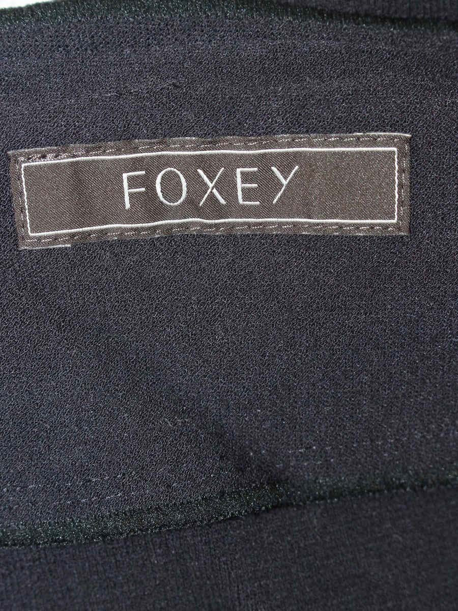 フォクシーブティック Knit Jacket Urban Standard 38054 ニットジャケット 38 ネイビー ITL79CJT8WGM