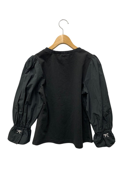 エムズグレイシー ふんわりスリーブカットソー 415307 38 ブラック ITMJ06HX97H0