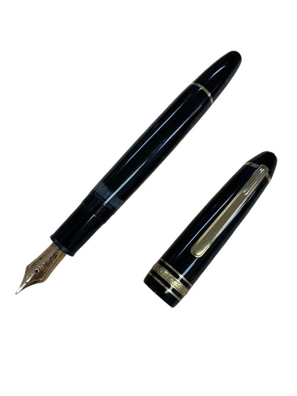 モンブラン 万年筆 旧マイスターシュテュック146 ブラック F 14K 全金 ITZKHH3BA75K