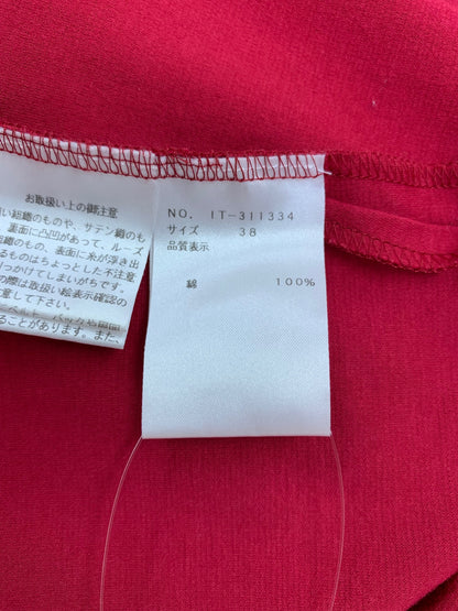 エムズグレイシー フリル襟カットソーワンピース 311334 ワンピース 38 レッド ITT2PKAEHA8E