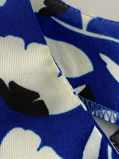 スーパービューティー トップス 42 ブルー 花 ビジュー ITEER96QDCAT