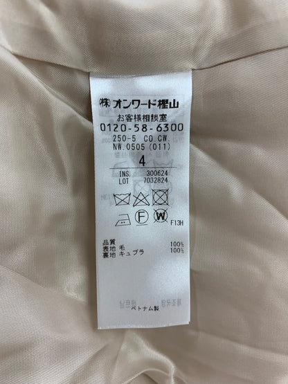 ベイジ COCWNW0505 チェスターコート 4 ベージュ ウール IT6XCG52AWAO