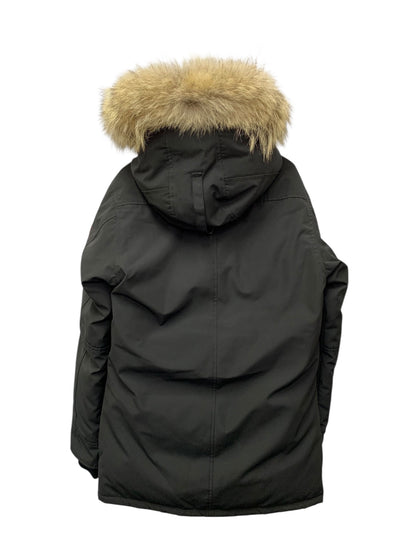 カナダグース Chateau Parka Fusion Fit Heritage シャトー 3426MA ダウンジャケット 175/88Y ブラック コヨーテファー ITQ00AU5NY2O