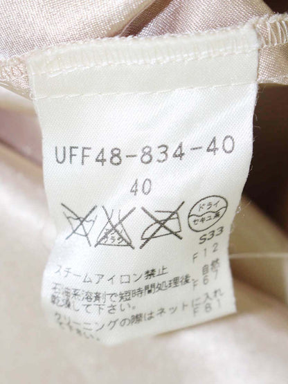トゥービーシック UFF48-834-40 スカート 40 ベージュ プリーツ ITXHHOHH3KW0 【SALE】