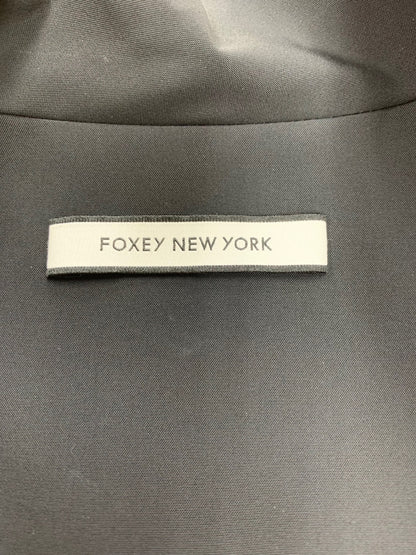 フォクシーニューヨーク Cort 36145 スプリングコート 40 ブラック ITGTVBNLOJD2