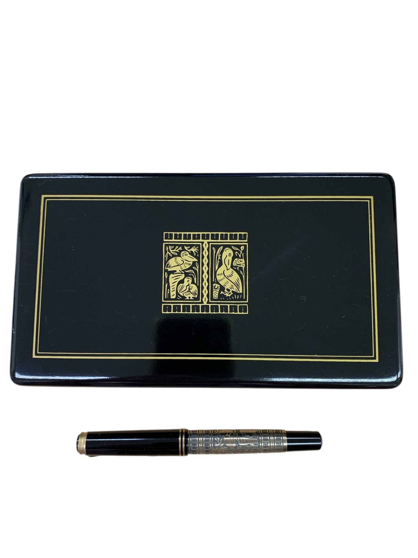 ペリカン 万年筆 スーベレーン M700 トレド ブラック/グレー EF 18C-750 IT9BASW43R38