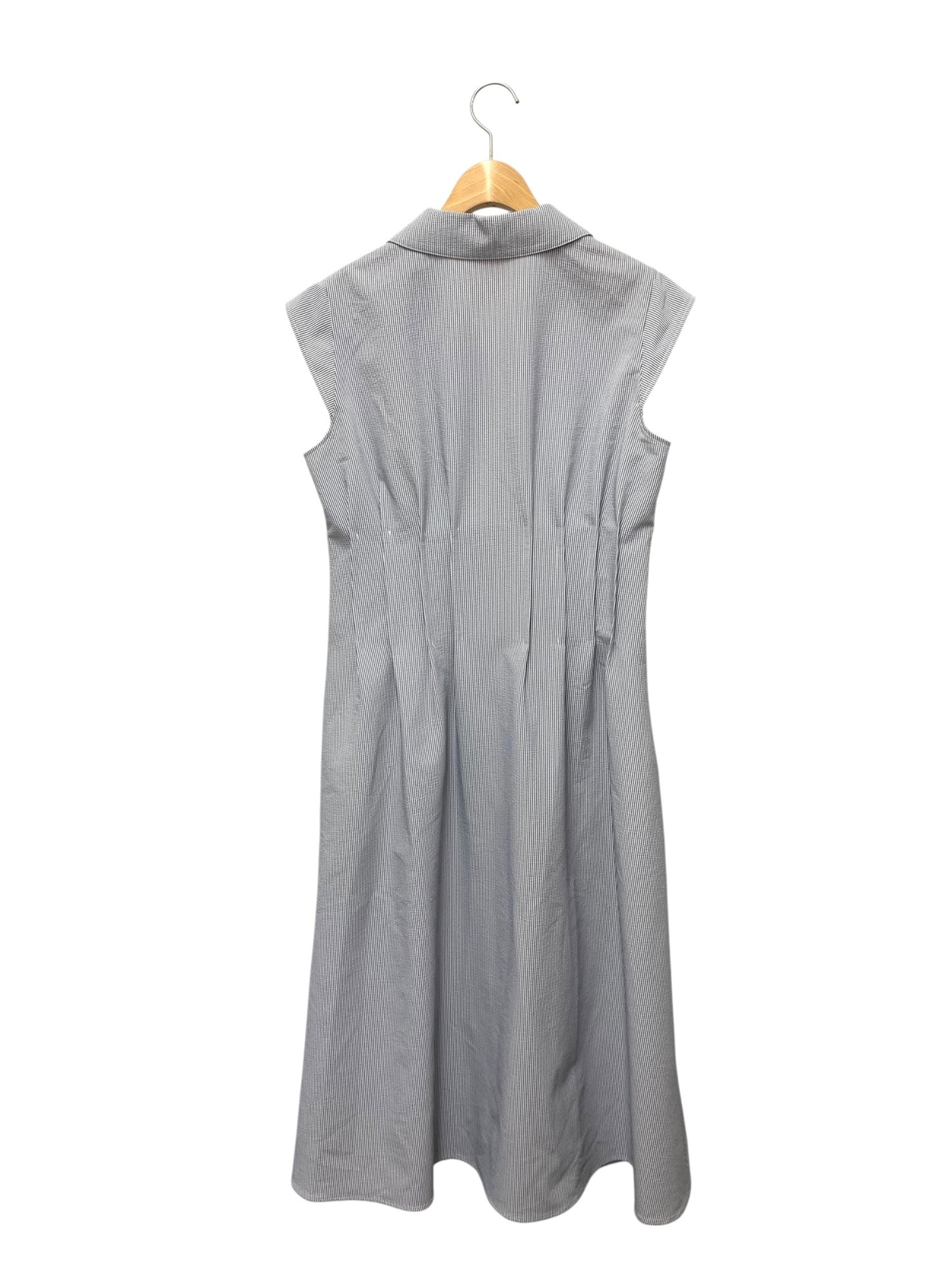 ルネ 5526080 ワンピース 38 ブルー フロントボタン ストライプ ITTIW52T0SPM