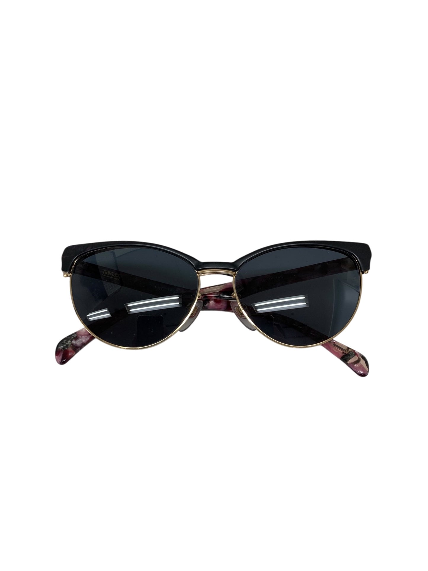 ケンゾー KE-1832 サングラス ブラック コンビフレーム フルリム ウェリントン ITFE3EPD0MQ8 【SALE】