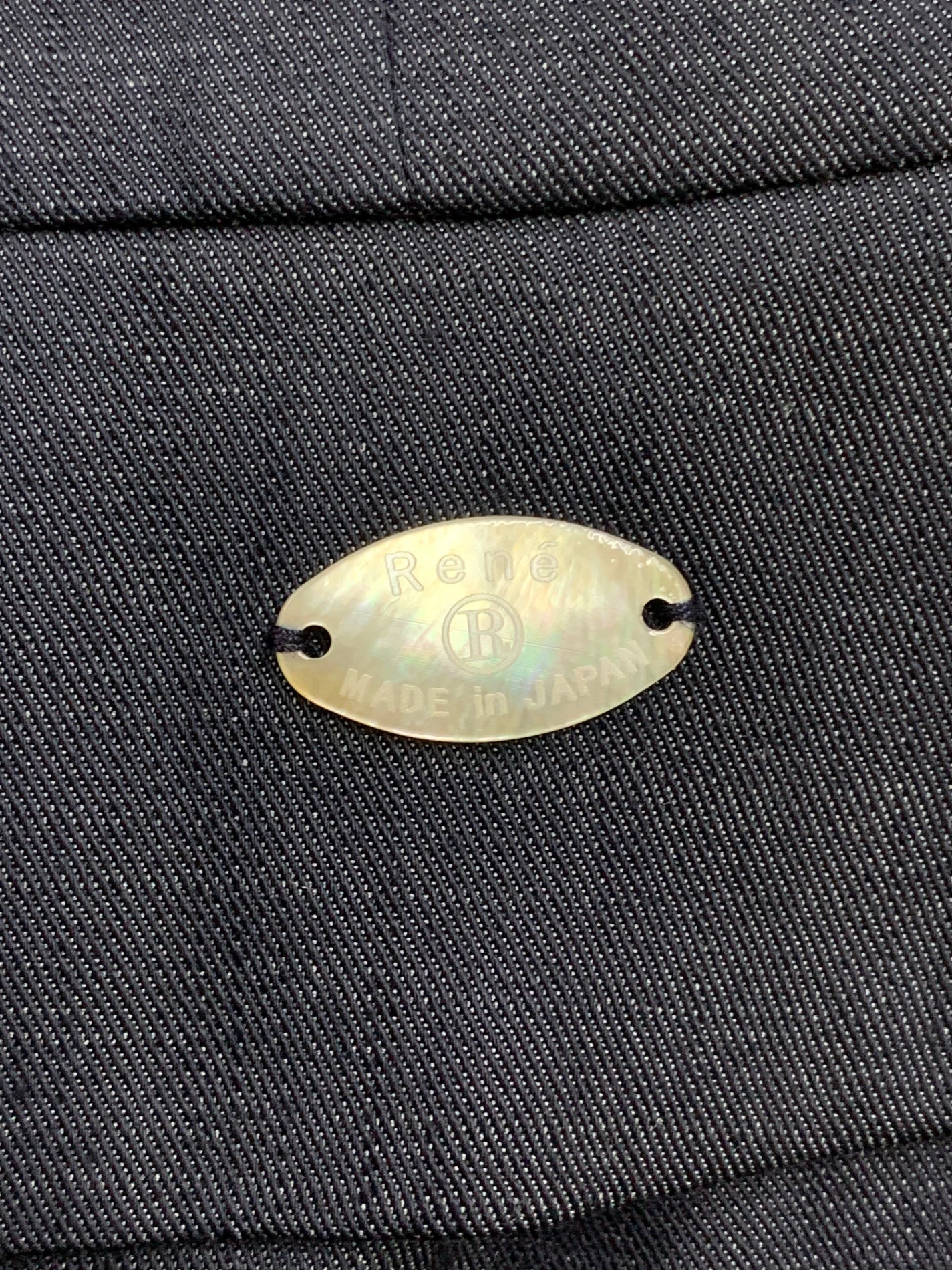 ルネ 6926240 ワンピース 38 ネイビー デニム風 ホワイトステッチ IT22YRLR9UWO