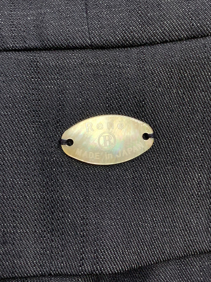 ルネ 6926240 ワンピース 38 ネイビー デニム風 ホワイトステッチ IT22YRLR9UWO