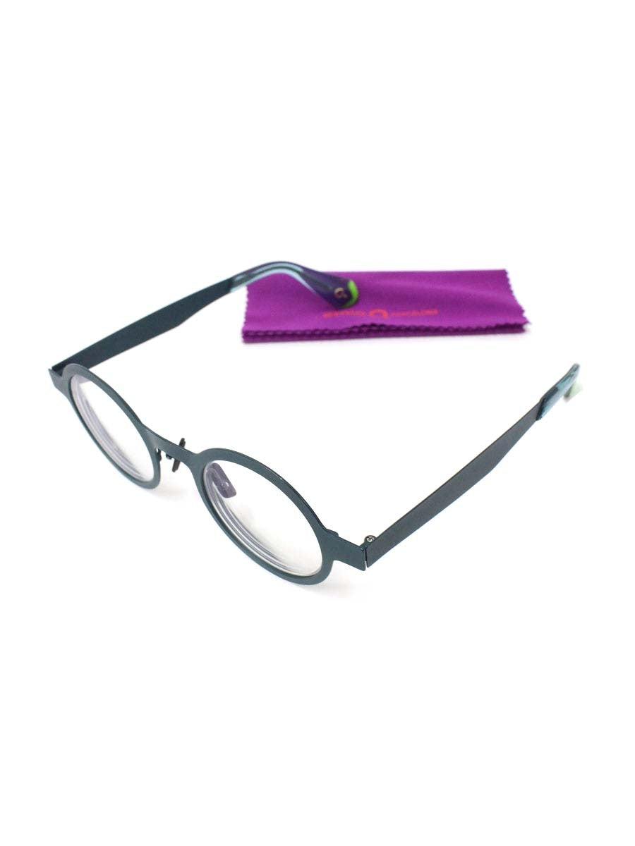 エトニアバルセロナ Bold メガネ グリーン メタルフレーム フルリム ラウンド IT0OTU5B74C8 【SALE】