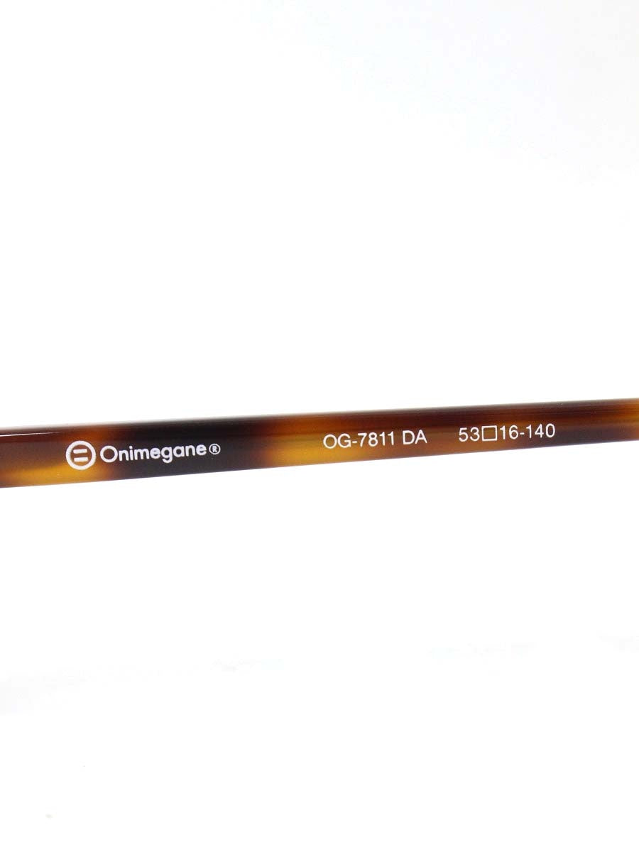 オニメガネ OG-7811 DA メガネ ブラウン セルフレーム フルリム オーバル ITDZXWSJ3WX6 【SALE】