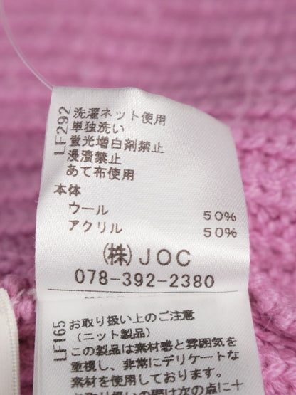 チェスティ 20J102 ニットトップス F ピンク フェイクパール ITRMM20L8KU6