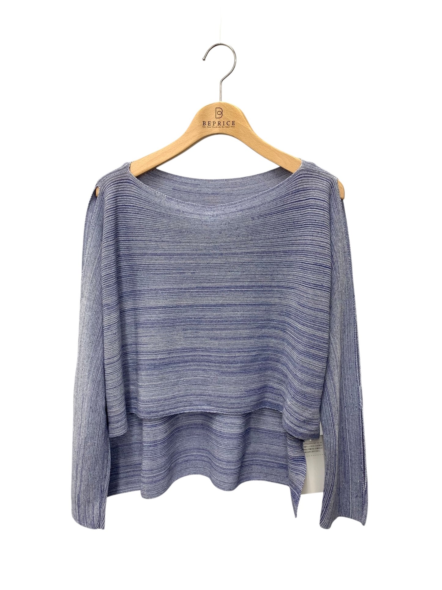 132 5. イッセイミヤケ IL21KH731 カットソー 2 ブルー ニット ITO46K1NH4F0