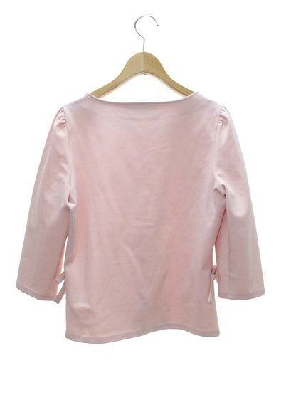 エムズグレイシー 115108 カットソー 40 ピンク ステッチ リボン IT2CF2O90MMH