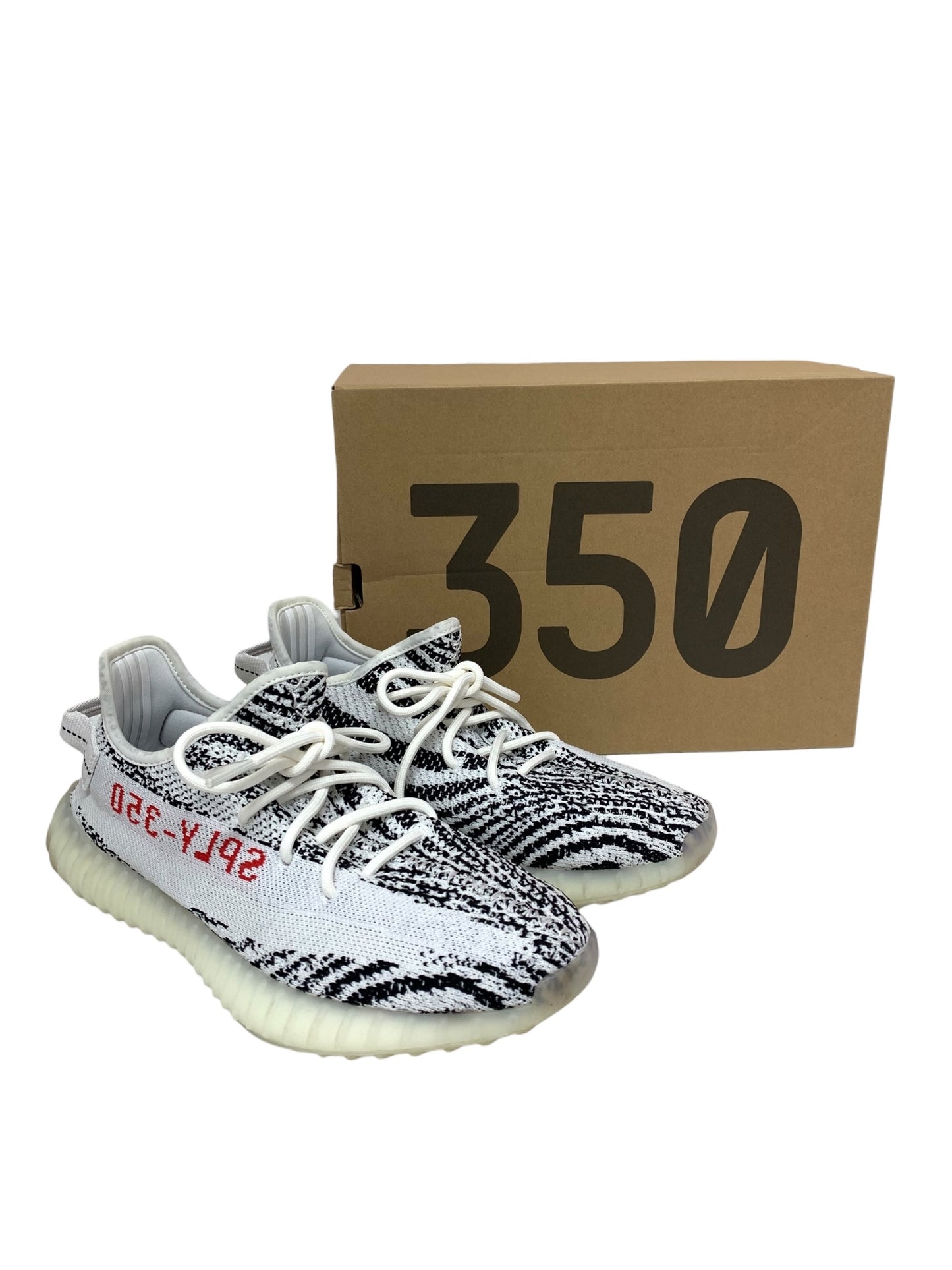 アディダス YEEZY BOOST 350 V2 CP9654 スニーカー 26.5 ホワイト ゼブラ IT3WX7X9H2WK 【SALE】