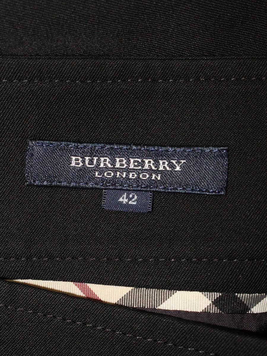 バーバリーロンドン FX075-669-09 スカート 42 ブラック ベルトデザイン アシンメトリー 三陽商会 ITG71KWC6L2C 【SALE】