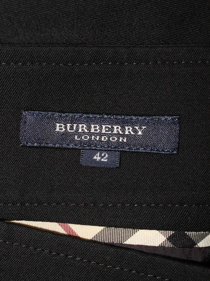 バーバリーロンドン FX075-669-09 スカート 42 ブラック ベルトデザイン アシンメトリー 三陽商会 ITG71KWC6L2C 【SALE】