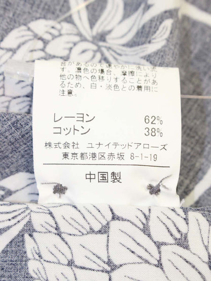 レインスプーナー 別注 オープンカラー 半袖 シャツ 3216-699-1523 アロハシャツ L ネイビー 20SS ITSOWCEHJJOH