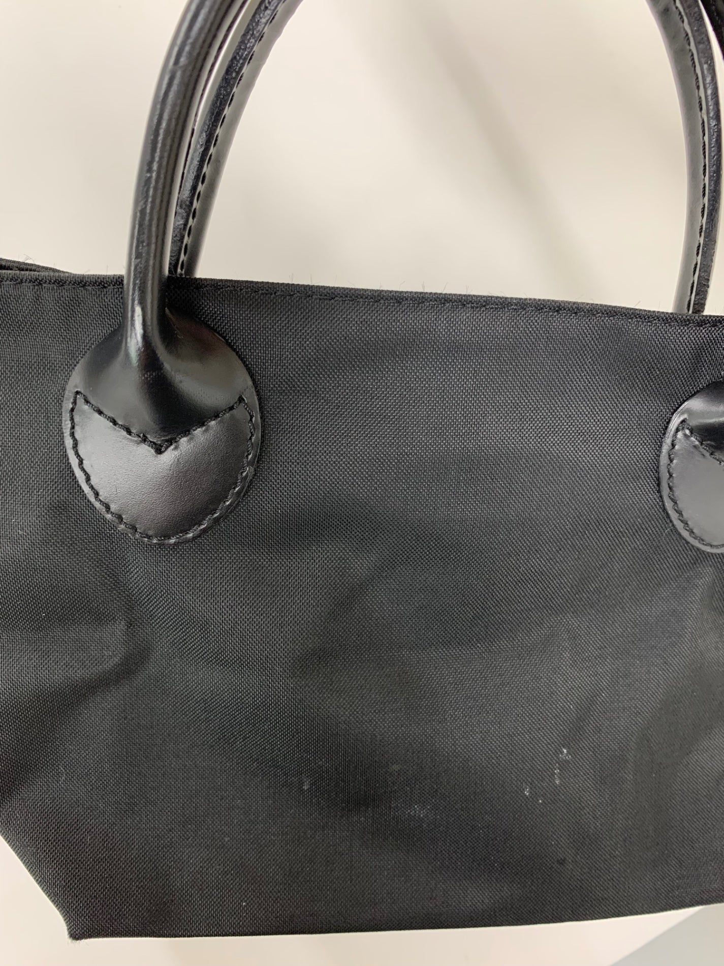 エルベシャプリエ トートバッグ ブラック 舟型 羊タグ スモール ITO8TW7T11B0