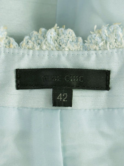 トゥービーシック W5J01-503-20 ワンピース 42 ブルー ツイード ITMESG2FAI6A