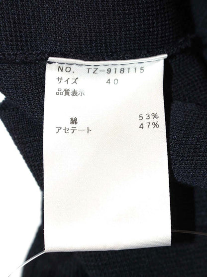 エムズグレイシー 918115 カーディガン 40 ネイビー ボレロ ITUGSN6E91S8