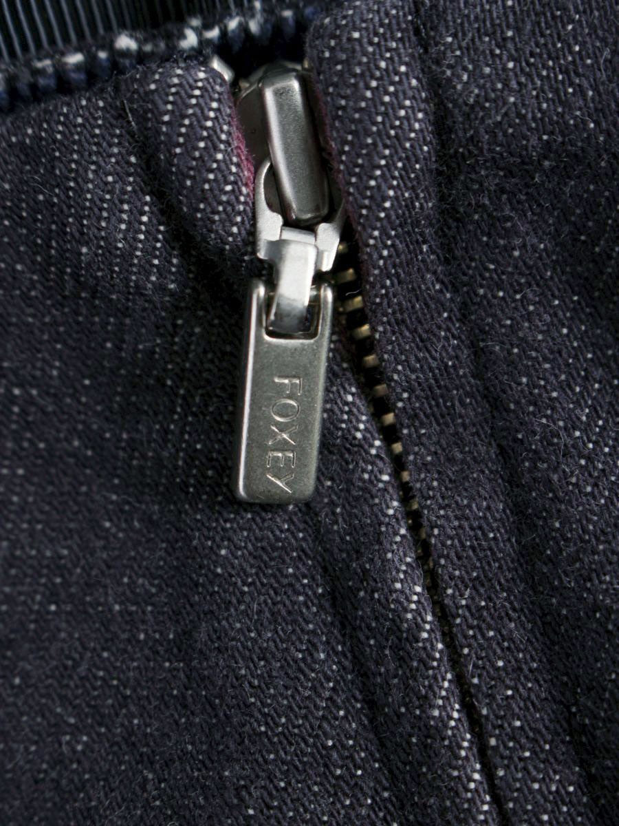 フォクシーニューヨーク 39367 デニムスカート 38 ネイビー ITYD3ZGWW2LC 【SALE】