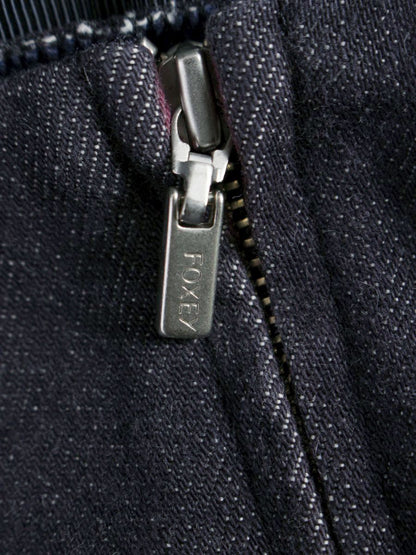 フォクシーニューヨーク 39367 デニムスカート 38 ネイビー ITYD3ZGWW2LC 【SALE】