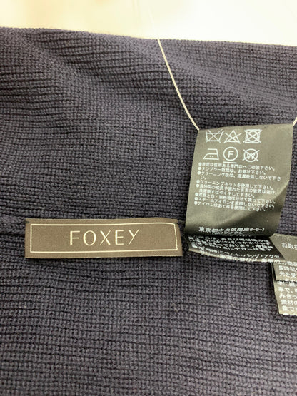 フォクシーブティック Knit Top Layer 41758 ニット セーター 40 ネイビー ウール IT3TR9ITJCKG