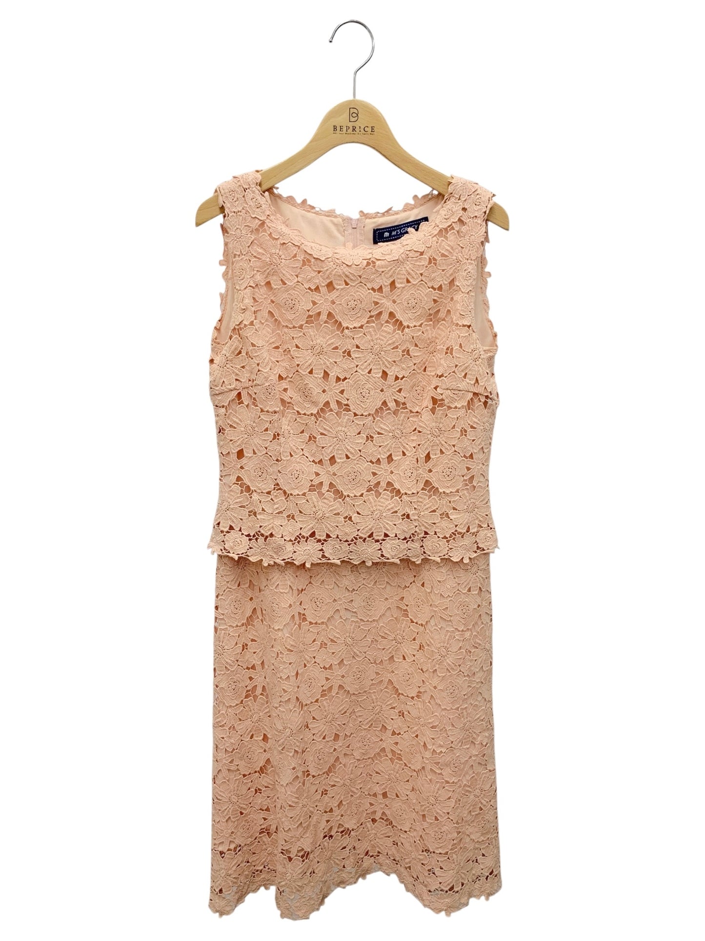 エムズグレイシー 524322 521352 セットアップ ワンピース 40 ピンク フラワーモチーフ IT6SU79QPELC 【SALE】