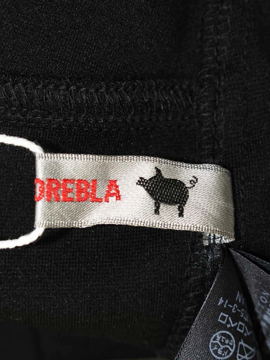 アルベロベロ 438765 パンツ F ブラック パイル地 ストレッチ アニマルモチーフ ITNL84RXSFY0