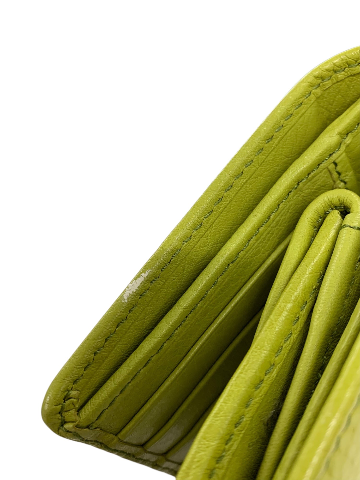 ヒロフ センプレ 二つ折り財布 レザー ウォレット 本革 グリーン