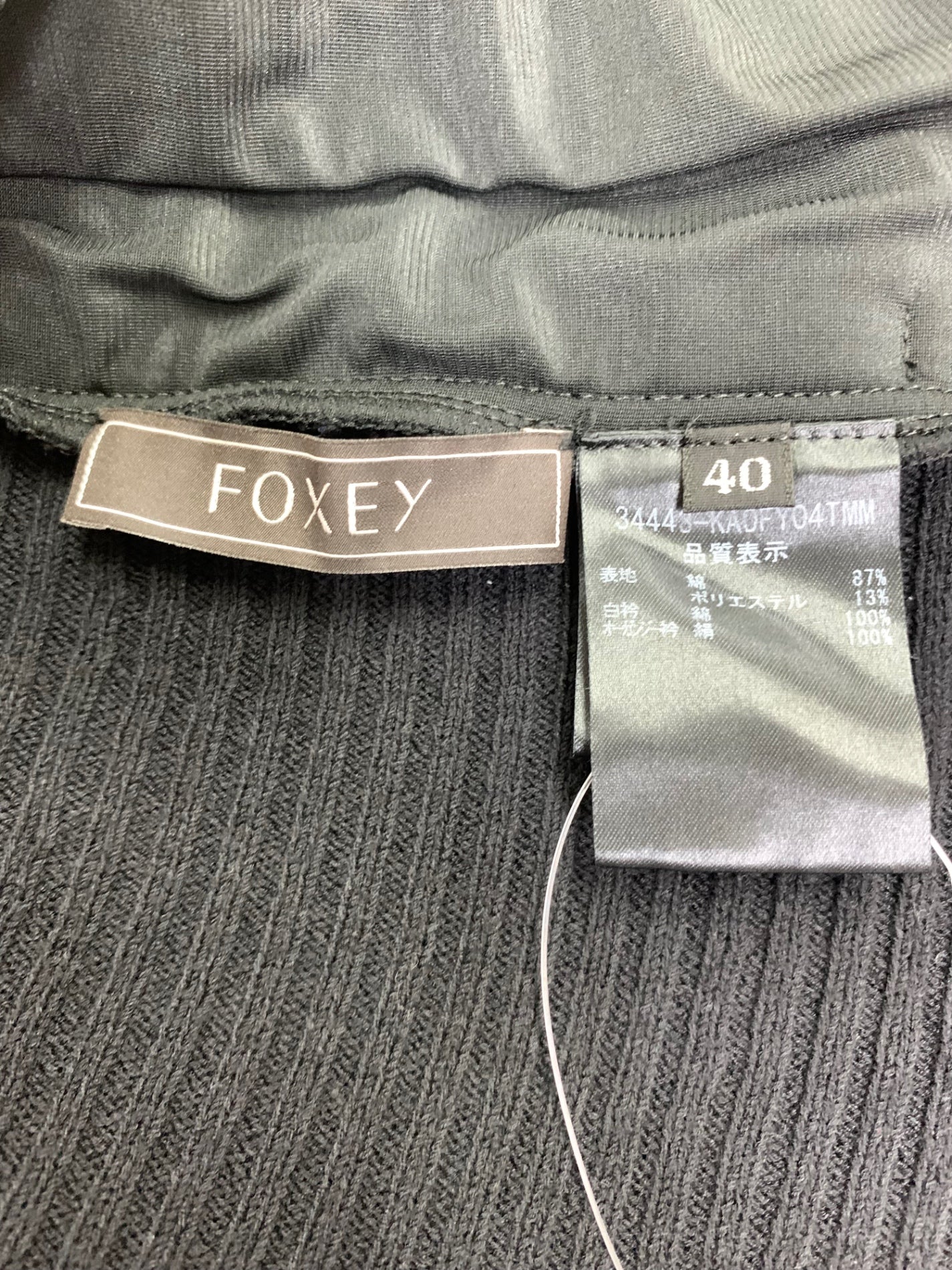 フォクシーブティック ドレスフレンチノーブル 34443 ワンピース 38 ブラック ITY71ZRRX1T6