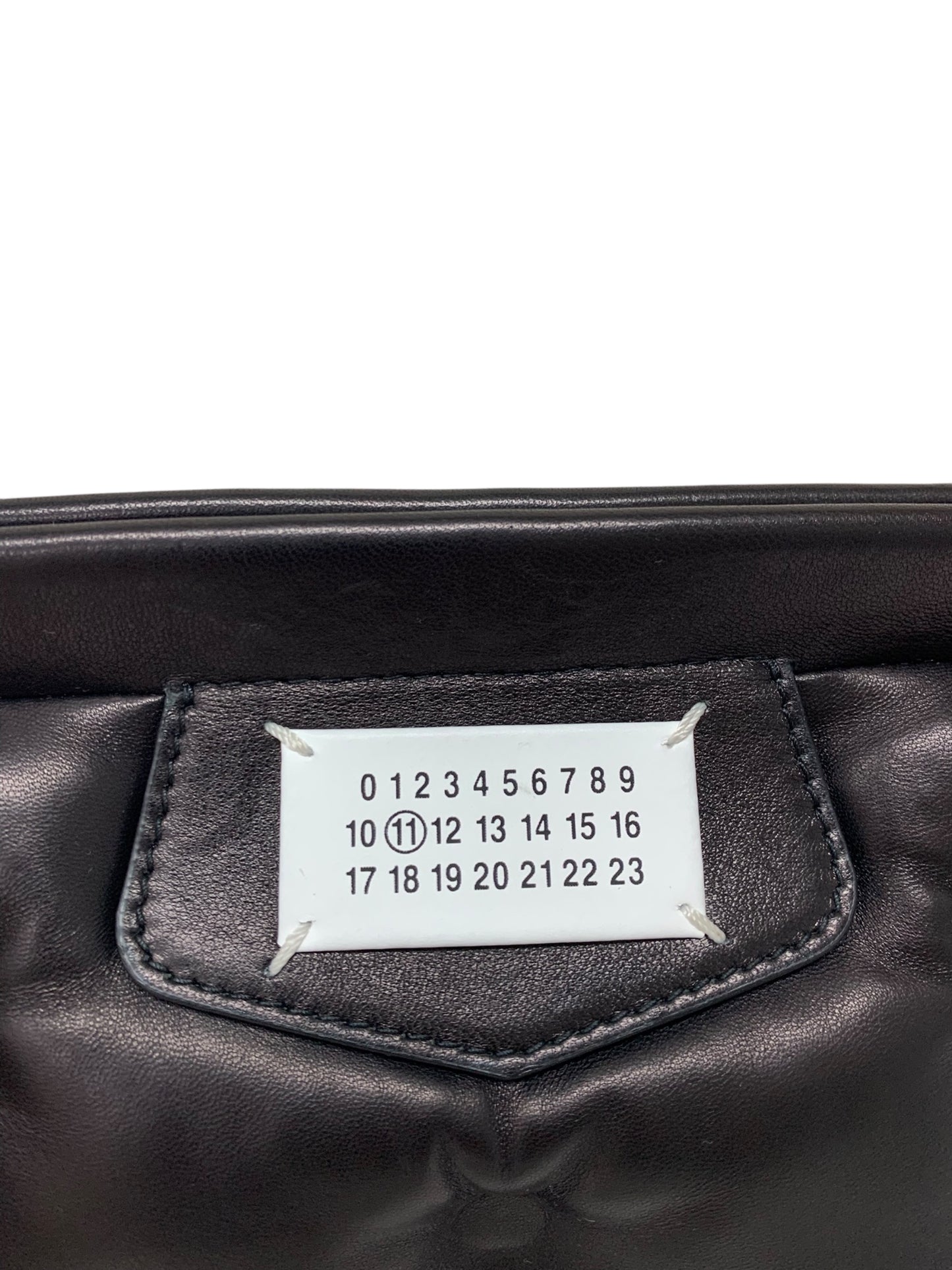 メゾンマルジェラ グラム スラム S56WF0161 ショルダーバッグ ブラック チェーン クラッチバッグ ITQFSWFOJBZ5 【SALE】