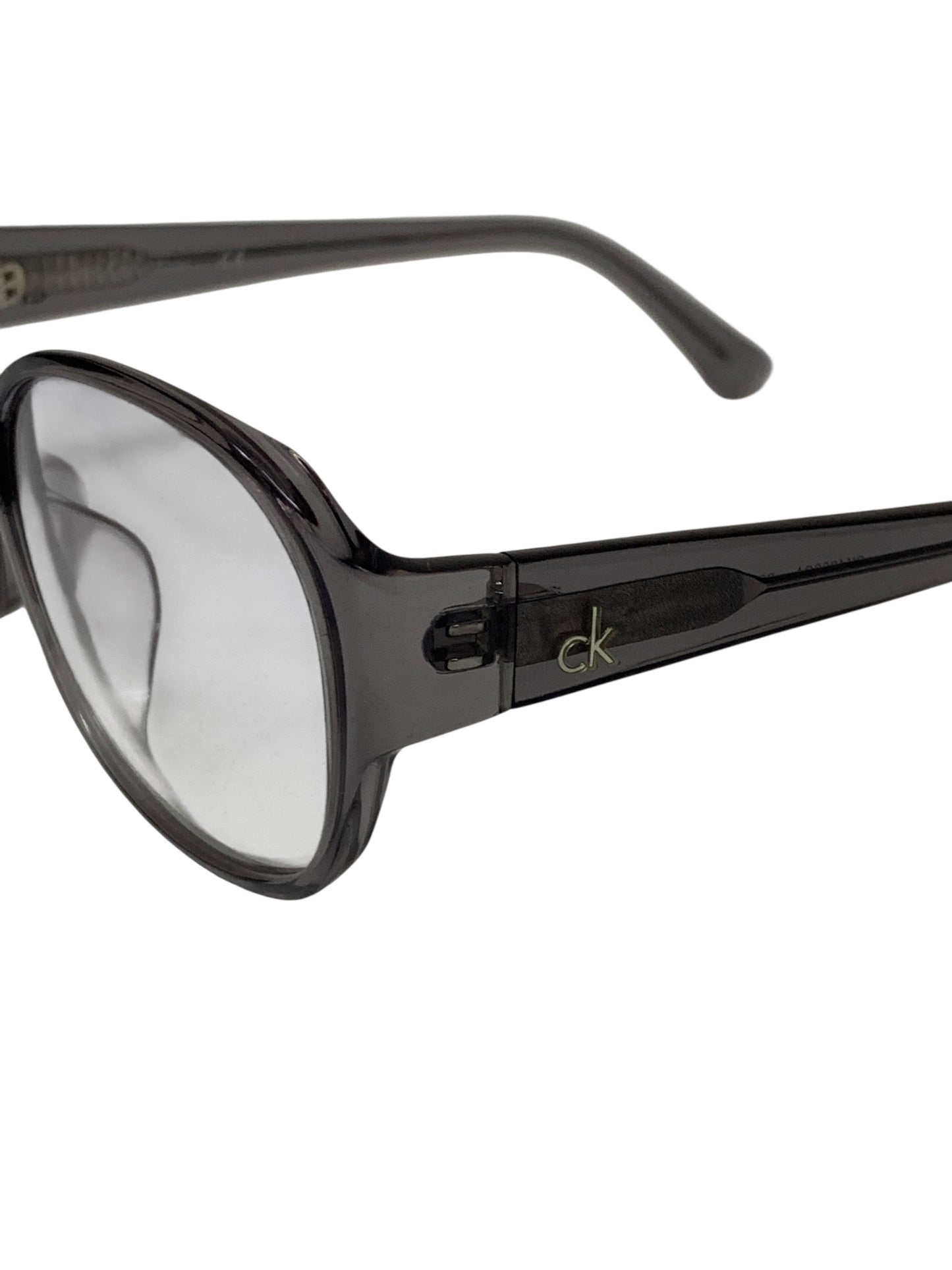 カルバンクライン CK4336SA サングラス グレー セルフレーム フルリム オーバル ITA1EY3S3760