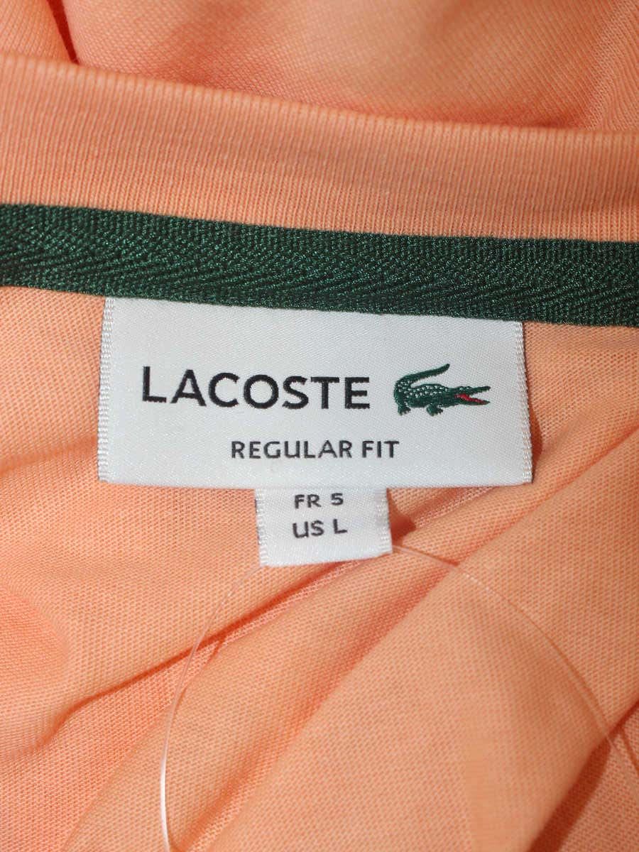 ラコステ TH9681 Tシャツ 5 オレンジ ロゴ ITU1ABXBP3A4 【SALE】