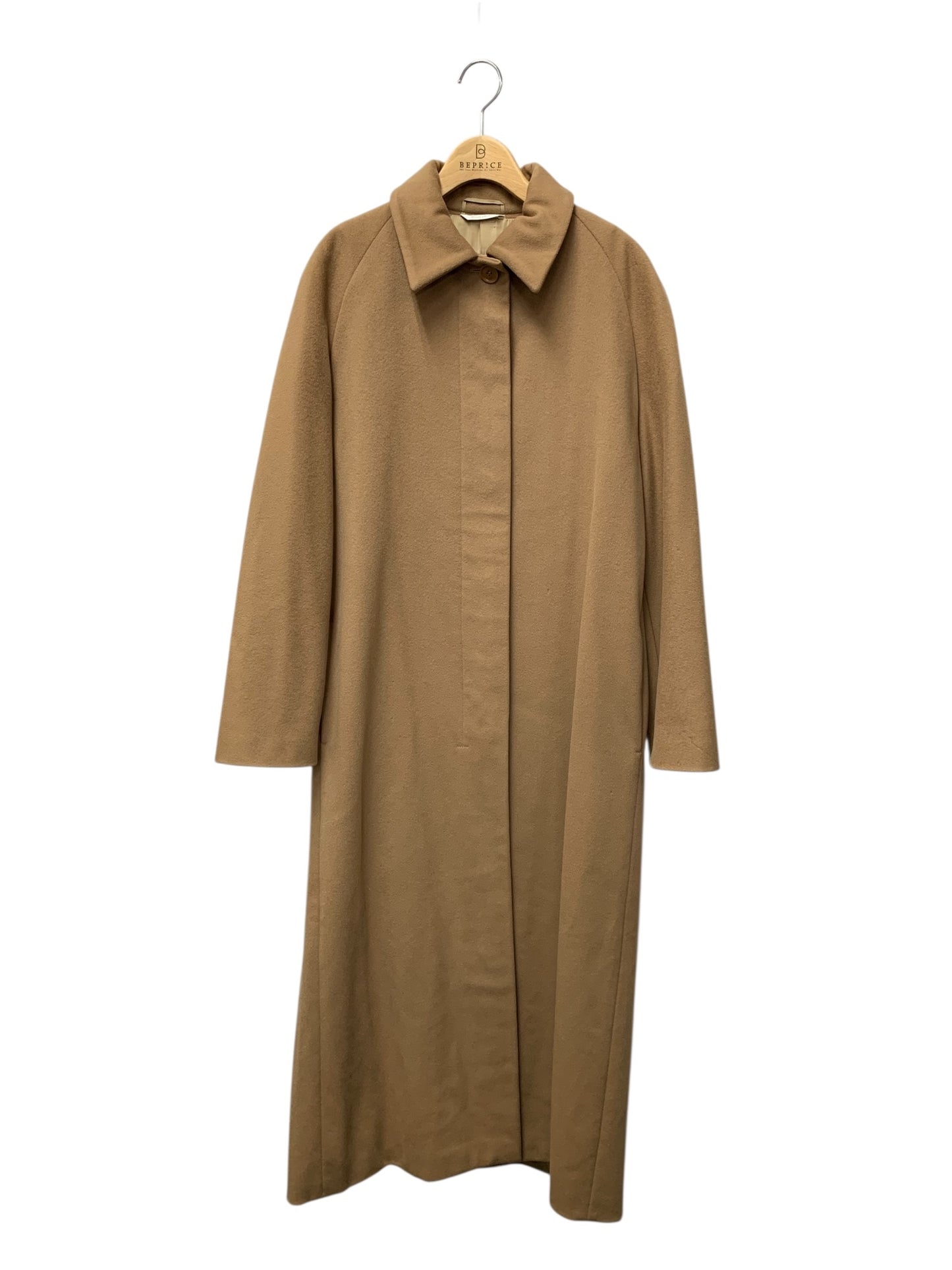 マックスマーラ 1600012 ステンカラーコート 40 キャメル ウール ITFFAUQHDRL3