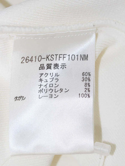 フォクシーブティック 26410 ニットセーター 42 ホワイト タートルネック 半袖 2011年増産品 ITI1Y9WRSURK