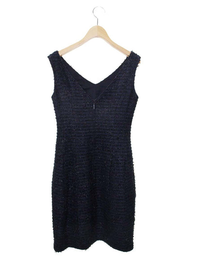 ルネ 6336440 ワンピース 34 ネイビー ツイード ITBMCXUTDYVO