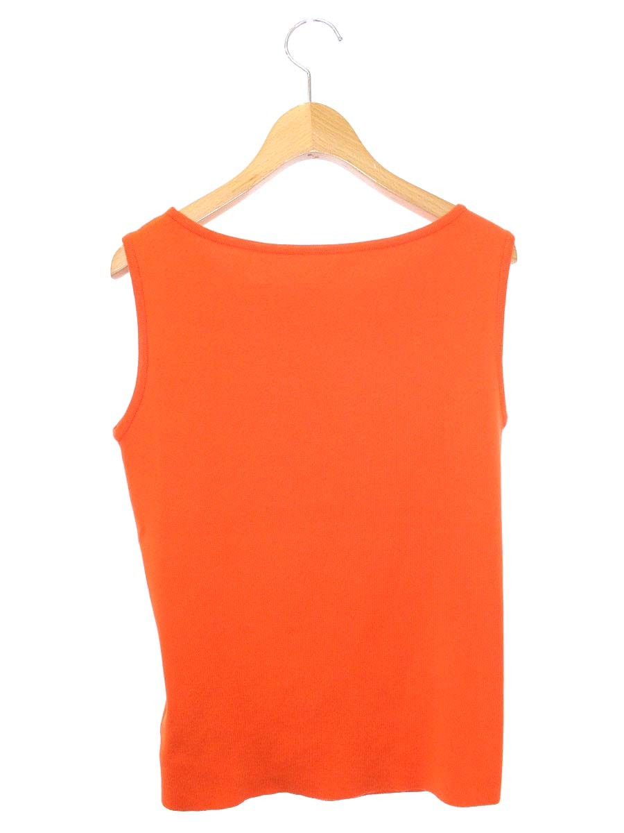 フォクシーブティック Knit Top Shell 41209 ニットトップス 38 オレンジ ITLPIPAPM8I6