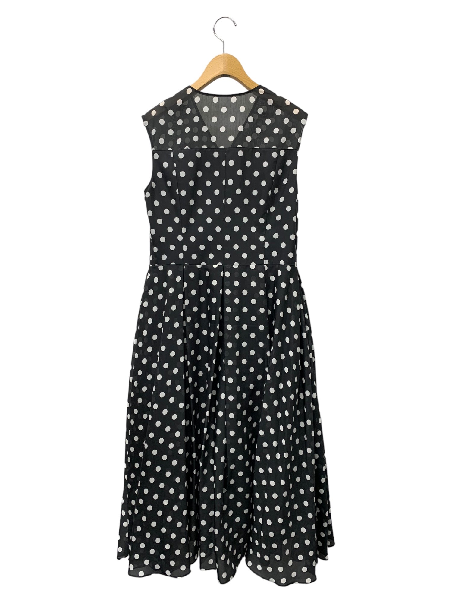 ルネ Polka-Dot Dress 5426120 ワンピース 38 ブラック '24SS | 中古ブランド品・古着通販ビープライス