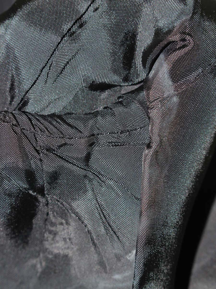 エムズグレイシー 724528  ジャケット 38 ブラック ノーカラー ドット柄 ITE4TBTJ57HW