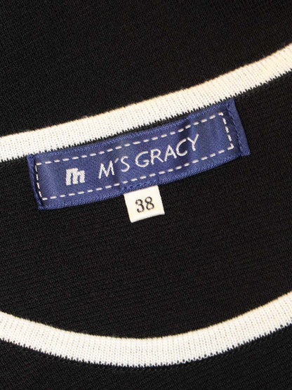エムズグレイシー 528326 Tシャツ カットソー 38 ブラック イチゴモチーフ スパンコール ITTPVYT0G748