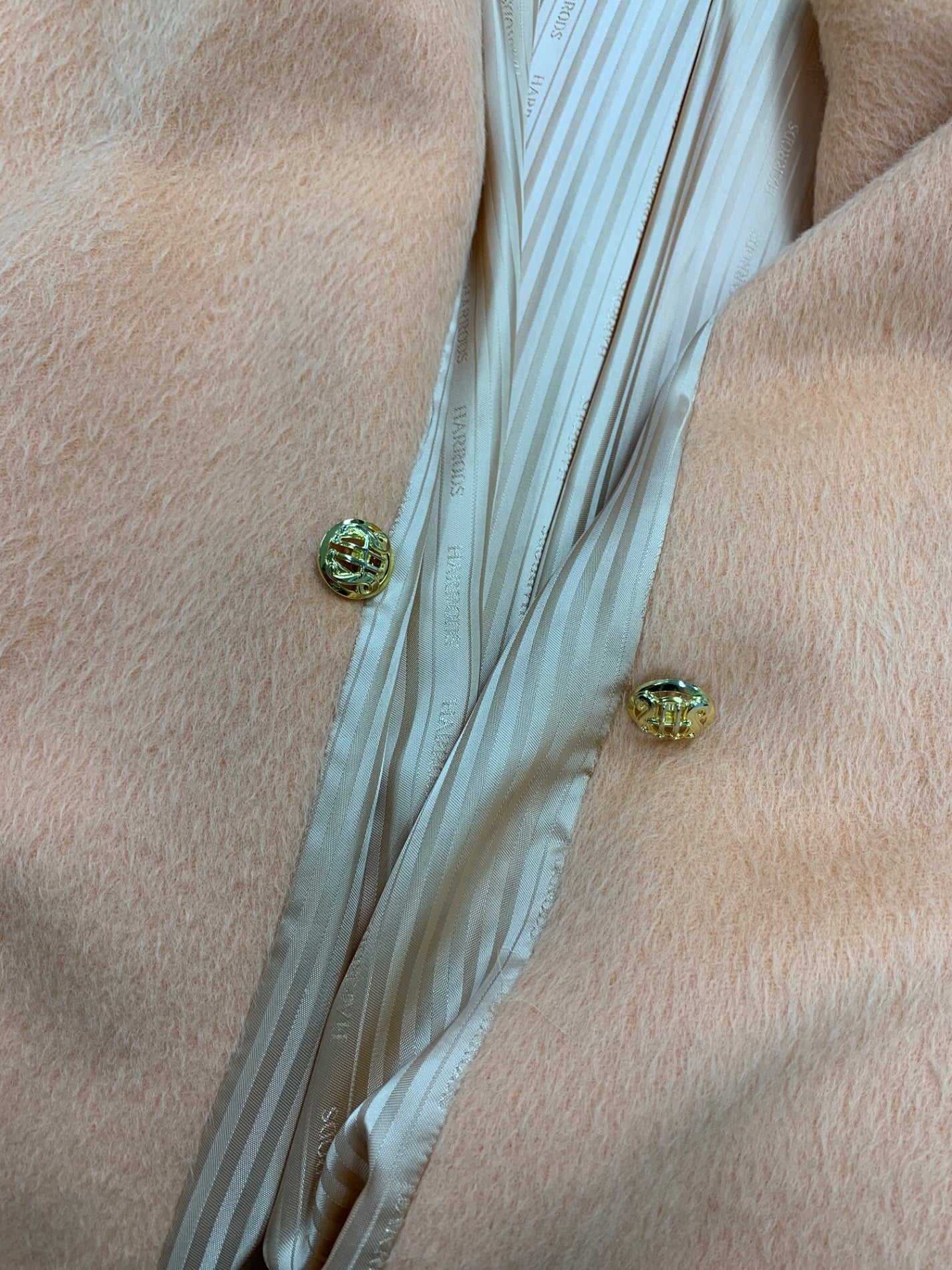 ハロッズ 10550406 コート 2 オレンジ カシミヤ ショールカラー IT0LIS28JBVW