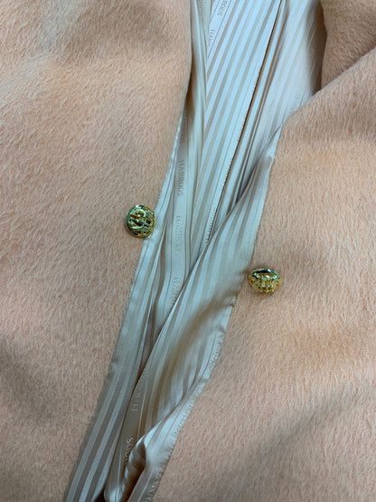 ハロッズ 10550406 コート 2 オレンジ カシミヤ ショールカラー IT0LIS28JBVW