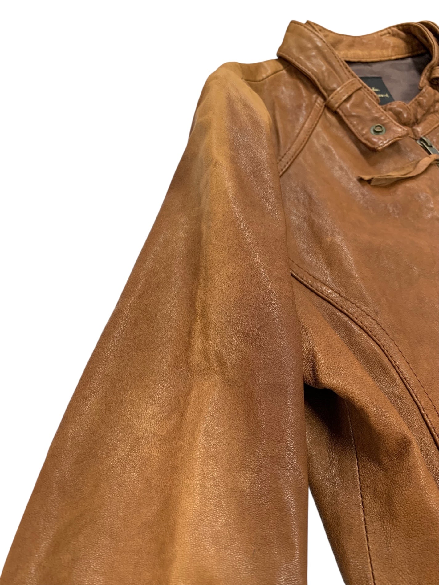 アーバンリサーチ WL08-IH05001 F ブラウン シングルライダース ラムレザー ジャケット ITUT1L590U8O