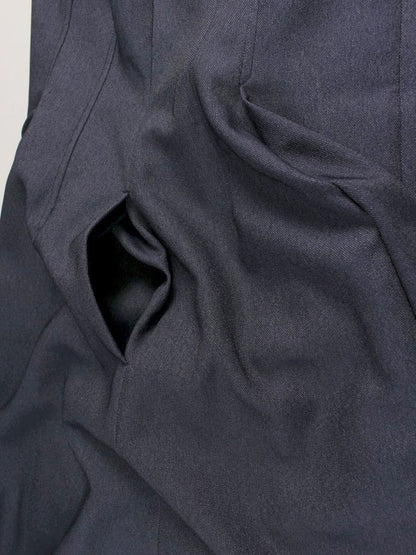 セルフォード スカラカラーノースリーブワンピース CWFO242026 38 ブルー スクエアネック デニム IT4U78B4OO4M