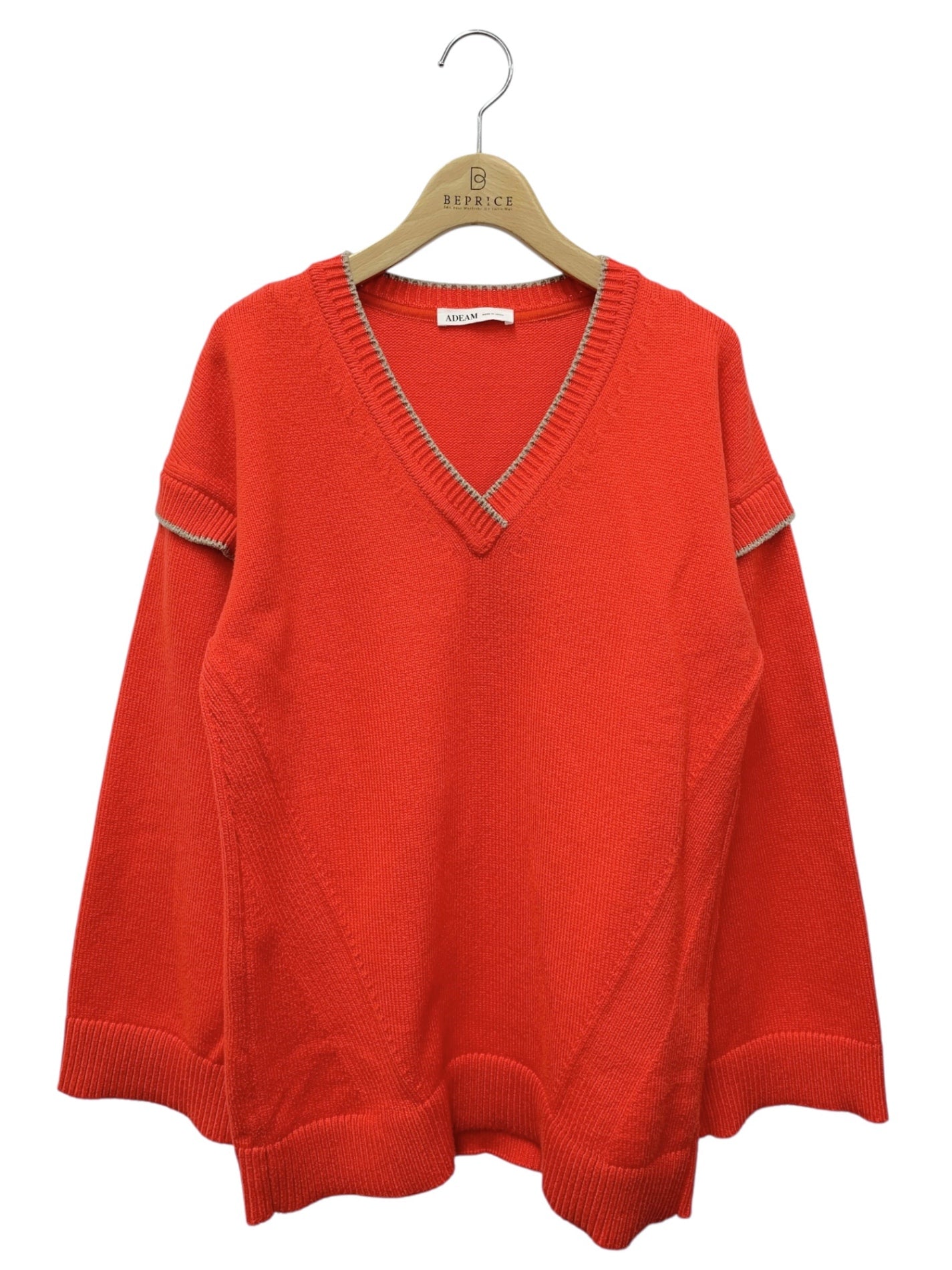 アディアム Lisa Sweater 44794 セーター S オレンジ コットン混 IT6ADCU02LQ8